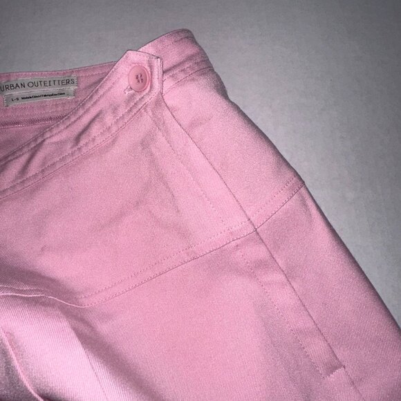 Urban Outfitters Baby Pink Uniform Cheerleader Skirt Side Zip Womens Large - Picture 5 of 8